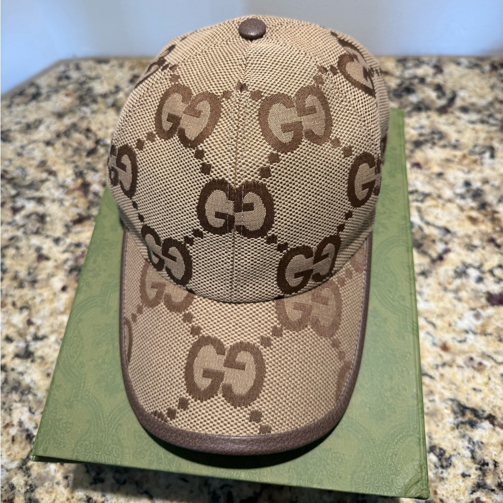 Authentic JUMBO GG CANVAS BASEBALL HAT